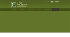 Desktop Screenshot of livingatthegreene.com